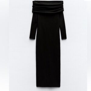 Zara off the shoulder dress
